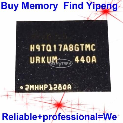 H9TQ17A8GTMC H9TQ17A8GTMCUR-KUM BGA221Ball EMCP 16+8 16GB Mobile Memory New original and Second-hand Soldered Balls Tested OK