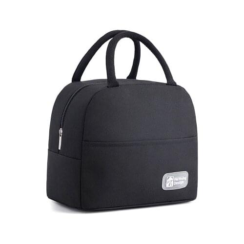 Canvas Lunch Bag Thermal Food Picnic Lunch Bags for Women Kids Functional Pattern Cooler Lunch Box Portable Insulated