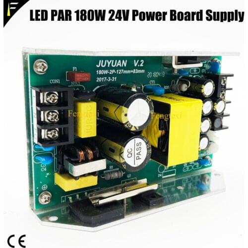 JY-180-24 Stage LED Par Can 54*3w Power Board Supply 180w 24v Input 100-240v Output 24v 7.5A 54x3w Par Flood Light Power Souce