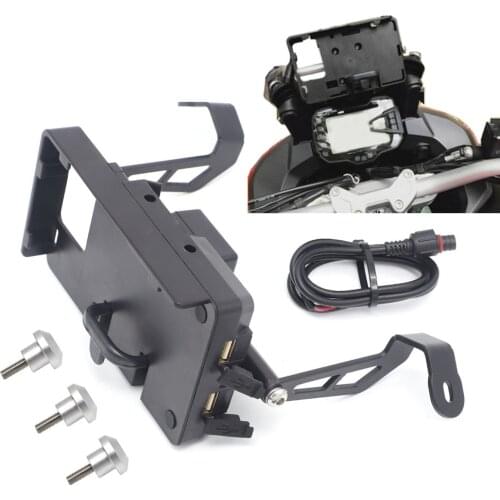 Motorcycle GPS Smart Phone Navigation Bracket USB Charging For DUCATI MULTISTRADA 950 1200S 1200 Enduro 2015 2016 2017 Stand