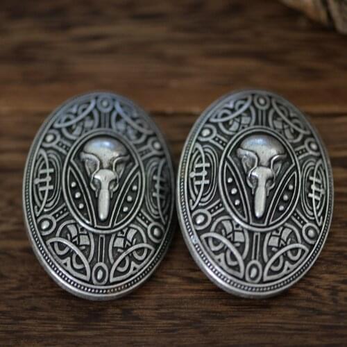 LANGHONG 1pcs Viking Brooch Raven Brooch For Men Talisman Jewelry