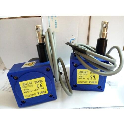 Wire rope sensor encoder Cable sensor Pull distance measuring ruler. 250mm miniature Style 10K potentiometer