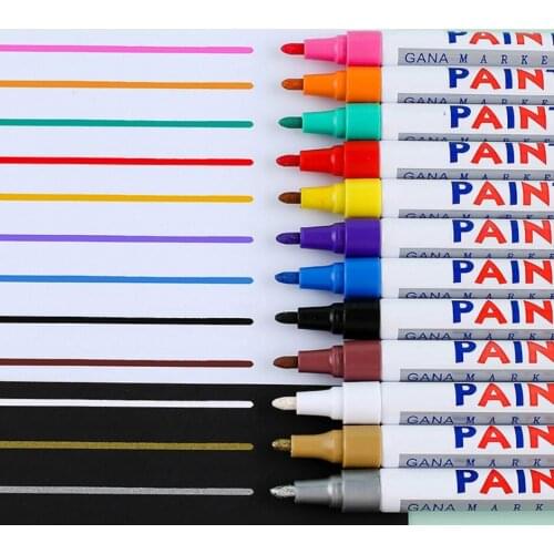 2021 Tile Marker Repair Wall Pen White Grout Marker Odorless Non Toxic for Tiles Floor and Tyre Suitable Car Painting Mark Pen