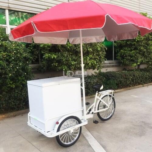 Mini Size Coffee Bike Food Tricycle Candy Cart Ice Cream Frozen Food Truck