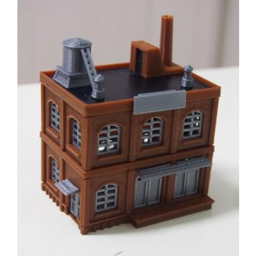 Outland Models Industrial Building Factory / Warehouse STACKABLE N Scale Railway