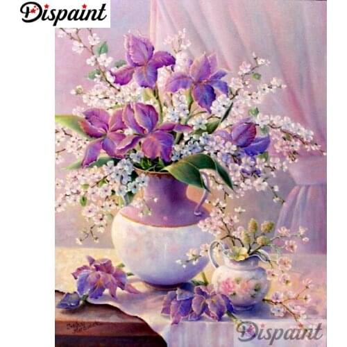 Dispaint Full Square/Round Drill 5D DIY Diamond Painting "Floral goods" Embroidery Cross Stitch 5D Home Decor A10278