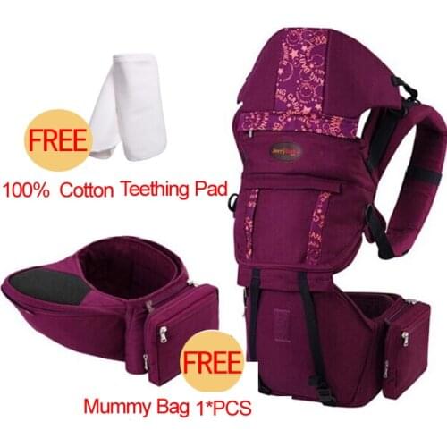 2018 New Ergonomic Cotton Baby Carrier Adjustable Baby Sling Activity&Gear Portable Multifunctional Kid Carriage wrap suspenders