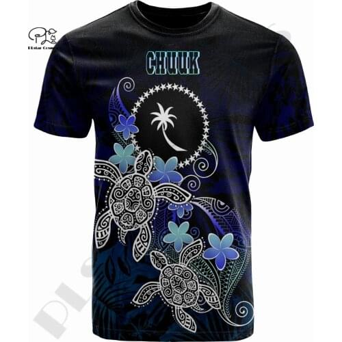 PLstar Cosmos Newest 3DPrint Tribal Chuuk Tattoo Polynesian Unique Astronaut T-shirt Casual Funny Streetwear Summer Short Sleeve
