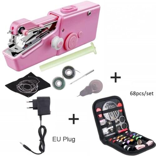 Portable Mini Sewing Machines Needlework Cordless Hand-Held Clothes Useful Portable Sewing Machines Handwork Tools Accessories
