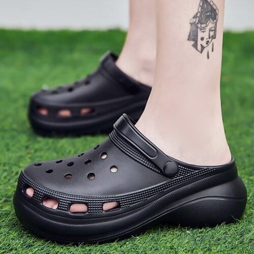 Summer Women Slippers Sandals 6cm Platform Clogs Garden Shoes Outdoor Pool Sandals Beach Slippers Chunky Women Indoor Slides 41