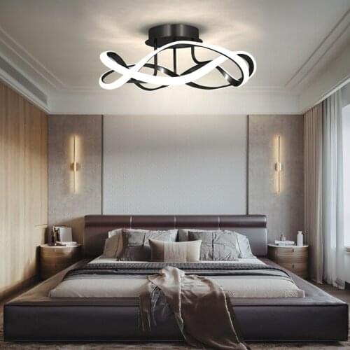 Modern led ceiling lights for living room bed room office High brightness remote control dimmable Indoor ceiling lamp 50cm 38W