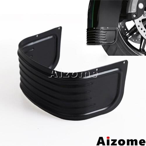 Steel Motorcycle Front Fender Trim Skirt For Harley Touring Ultra Limited Tri Glide 2014-Later w/ Original Equipment Fender