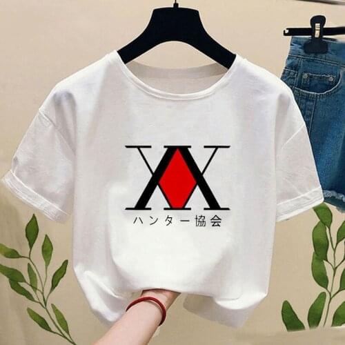 Women Hunter X Hunter Anime T Shirt Girl Hisoka Morow HxH Cartoon Tshirt Female Harajuku 90s Short Sleeve T-shirt,Drop Ship