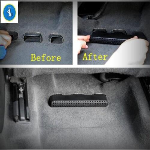 Auto Accessory Seat Under Dust Plug Air Conditioning AC Outlet Vent Cover Kit For Porsche Cayenne 2018 2019 2020 2021