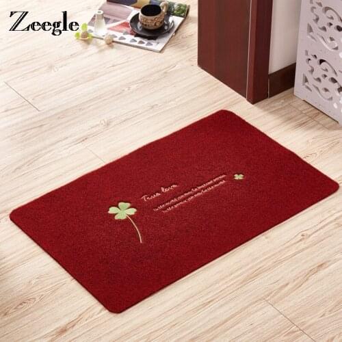 Zeegle Floor Mats Door Mat Anti Slip Bathroom Doormat Carpet Toilet Rugs Washable Outdoor Absorbent Kitchen Area Rug Foot Mat
