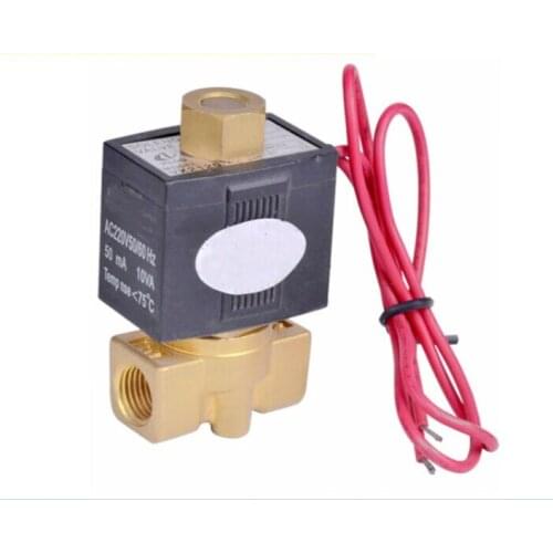 1/8" 2/2 way Normally open type air,water.steam,gas brass solenoid valve DC12V,DC24V,AC24V,AC110V,AC220V,AC380V