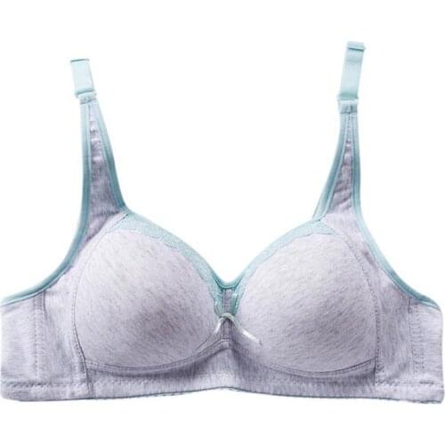 1pcs Women 3/4 Cup Wire Free Push UP Cute Sexy Bra Gather Adjustable Women Underwear Solid B Cup Solid Color New