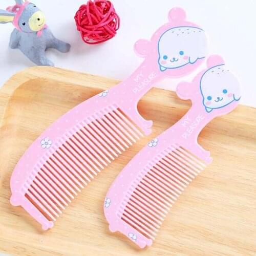 2Pcs (1 Big+1 Small) Safe Baby Hairbrush Newborn Hair Brush Kids Travel Comb Head Massager for Boys and Girls