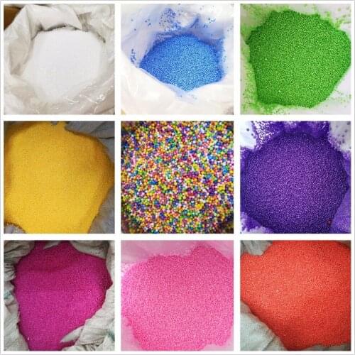 250g/bag Colorful Polystyrene Styrofoam Beads For Slime Mini Foam Balls Decorative Ball DIY Craft Supplies TOYS BEAD TOYS