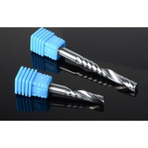 5*22mm Grade A 1 Flute Spiral Carbide End Mill Made Of Japanese SUMITOMO Solid Carbide For Cutting Acrylic PVC MDF Solid Wood