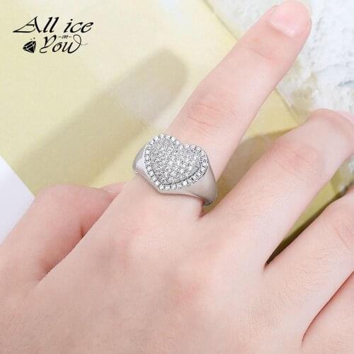 ALL ICE ON YOU Women's Silver Rings