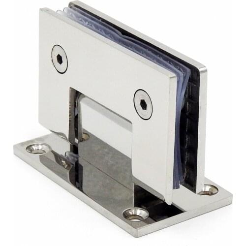 Stainless Steel Frameless Glass Door Hinge 90 Degrees of Bathroom Clamp Mirror Light Bathroom Folding Glass Clip Package Mail