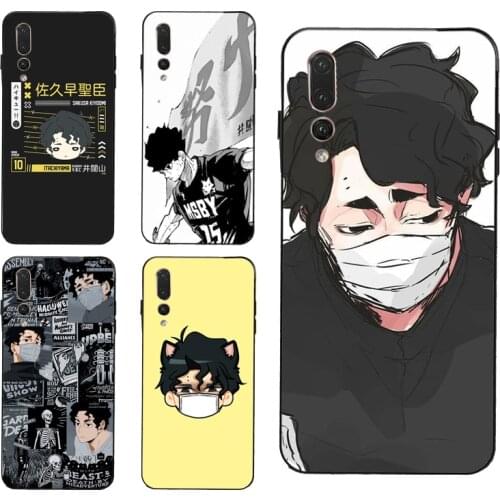 Sakusa Kiyoomi Haikyuu Case For Huawei P30 Pro P20 P40 Mate 20 Lite P Smart 2019 Nova 5T Honor 8A 8X 9X 10i 20