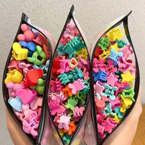 20/40 Pcs/Pack Cute Girls Women Flower Crown Animals Baby Hair Claws Children Hairpins Hair Clips Kid Hair Accessories Set