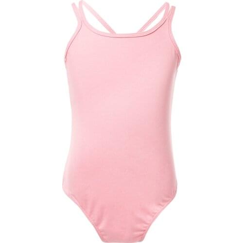 Children Kid Leotard Girls Ballet Tutu Dance Gymnastics Cotton Sleeveless Leotards Performance Ballerina Ballet Practice Clothes