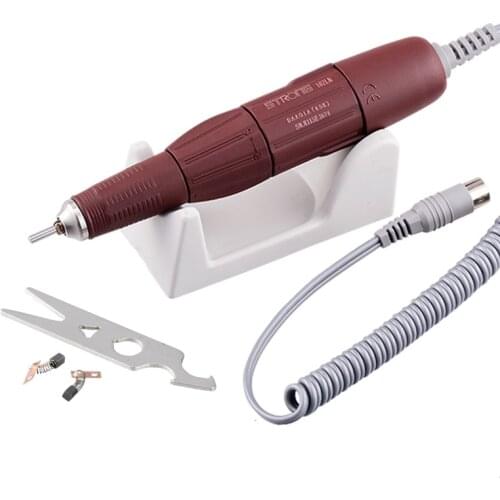 Electric Nail Drill Pen Strong 210 102LN 45000RPM Handle Nail Drills Machine Manicure Pedicure Electric File Bits Nails Art Tool