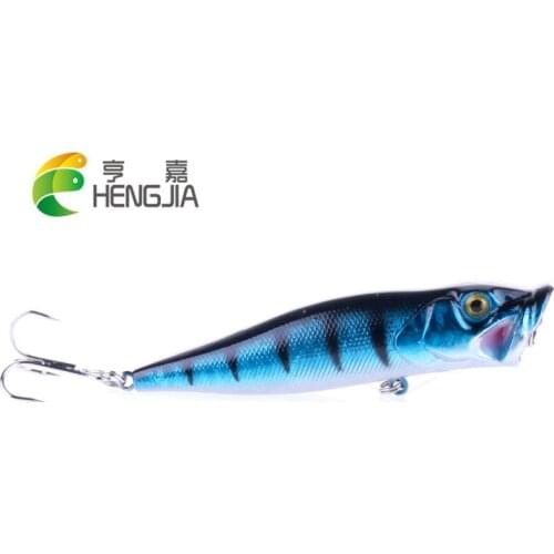 HENGJIA 1pc 9cm 12g hard plastic baits top water popper lures Floathing Lures wobblers crankbaits pesca fishing tackles