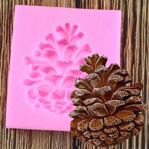 Pine Nuts Shaped 3D Fondant Cake Silicone Mold For Polymer Clay Molds Chocolate Pastry Candy Making Decoration Tools