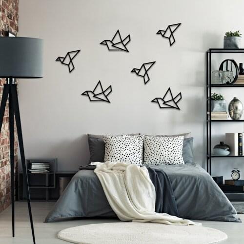 Vapaus Black Metal Decoration Metal Wall Decor, Freedom Bird Decor, High Quality Decorative Laser Cut