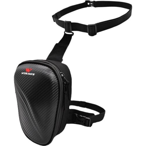 Multifunction Motorcycle Drop Leg Bag Waterproof Anti-fall Hard Shell Motorcycle Bag Outdoor Men Casual Waist Bag Biker Moto Bag