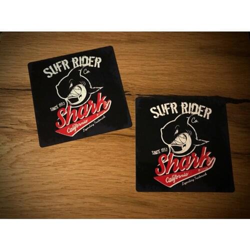 Surfer Shark Aufkleber Surfing Surf Board Sticker Vintage Rider Wave #057 stickers