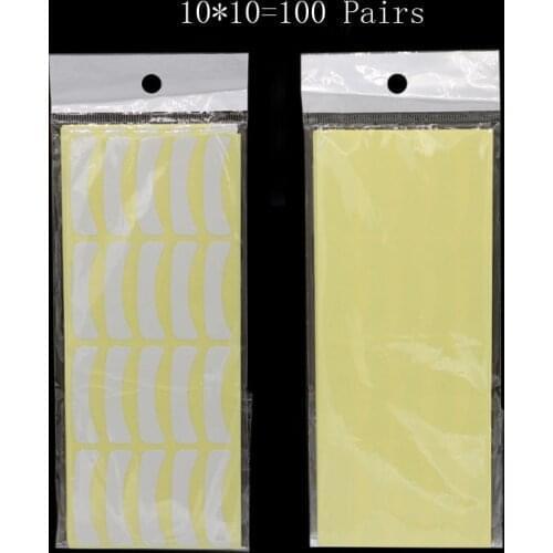 Under Eye Sticker Pads for Individual Eyelash Extensions Grafting Eyelash Isolation Paper Adhesive Stickers Eco-Friendly