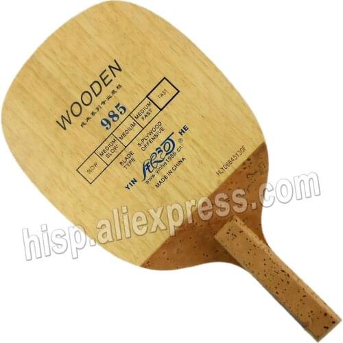 Original Milkey way yinhe 985 japanese straight table tennis blade pure wood professional table tennis rackets racquet sports
