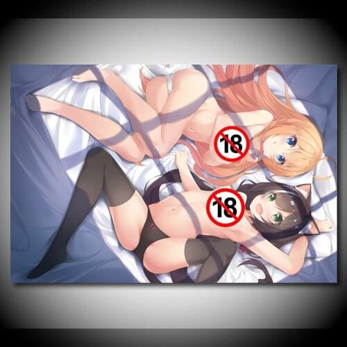 Adult Sexy Model Poster Anime Girls Underwear Wall Decor Posters Canvas Print Paintings for Home Decor