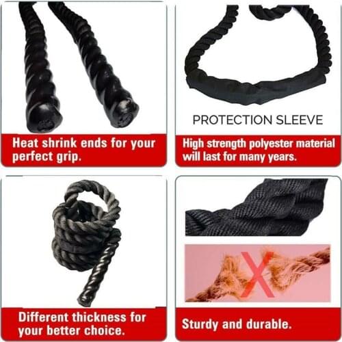 Skipping fat burning training skipping rope strength training fitness skipping rope aggravated fighting rope sports training rop