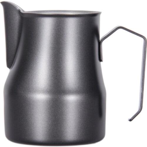 Milk Pot Milk Frother High-end Pacifier Pull Flower Cup Color Stainless Steel Pull Flower Cup Pull Flower Cylinder Milk Foam Cup