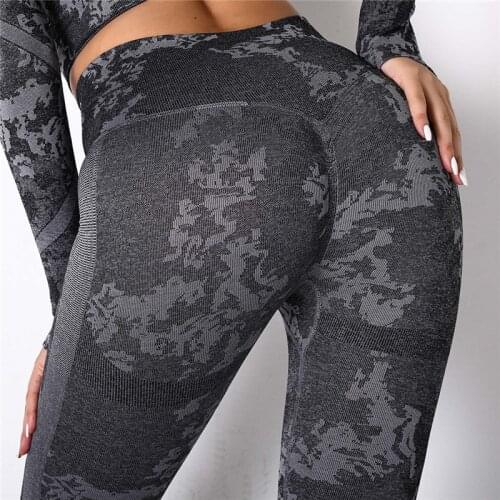 Women Tights Yoga Pants Seamless Breathable High Waist Leggings Gym Stretchy Fitness Push Up Clothing Yoga Pant Activewear