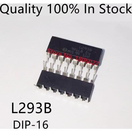 10PCS/Lot Driver IC L293 L293B DIP16 stepper motor driver chip