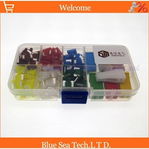 157pcs 12 models Original New 4S store 7.5A to 60A Mix Auto fuse Kit with transparent box+Extractor for Audi BMW TOYOTA VW etc