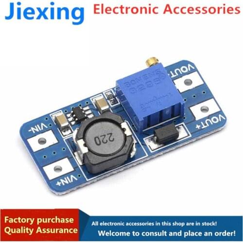 5pcs MT3608 DC-DC boost module 2A boost board input voltage 2-24V rise 5/9/12/-28V adjustable