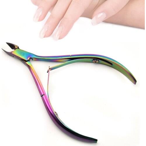 6-3Pcs Nail Cuticle Nipper Nail Clipper Cutter Trimmer Scissor Pedicure Manicure Nail Tool Stainless Steel Nail Clipper Trimmer