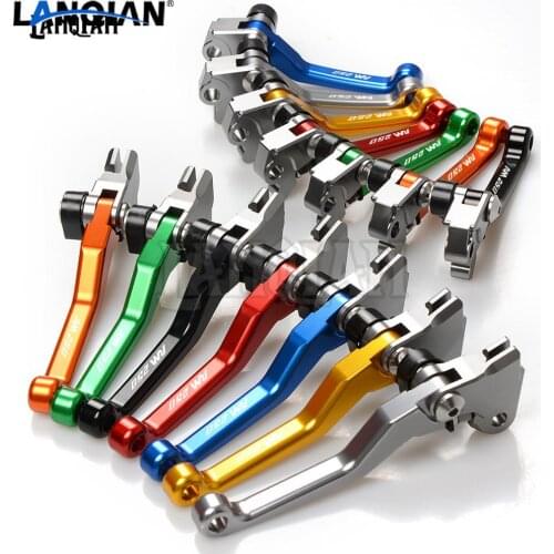 CNC Laser Printing Dirt bike Pivot Brake Clutch Levers For SUZUKI RM250 RM 250 2004 2005 2006 2007 2008 2004-2008
