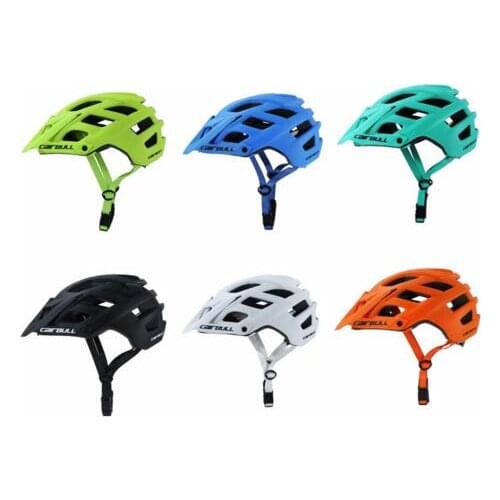 CAIRBULL Bicycle Helmets EPS Ultralight Interally Molded Aerodynamic Bike Helmets Detachable Visor Cycling Helmet Men 55-61cm