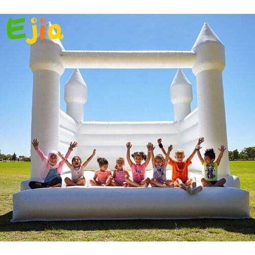 Hot Sell White Bounce Castle adult Kids jumping castle house cheap inflatable bouncer inflatable party castle House For Sale