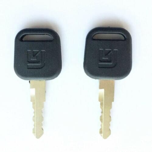 2pc For Liugong Excavator and Heavy Equipment Ignition Keys 34B0557