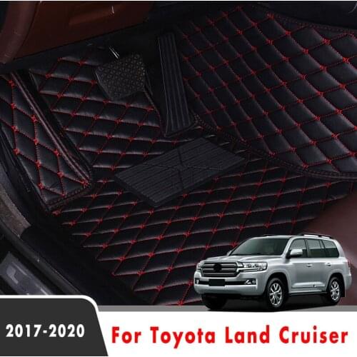 Carpets For Toyota Land Cruiser 2020 2019 2018 2017 Car Floor Mats Styling Custom Interior Accessories Leather Waterproof Rugs